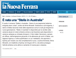 Stella su La Nuova Ferrara
